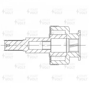 Привод стартера (бендикс) для а/м КАМАЗ 5490/MB Axor с дв. OM 457LA (VCS 0703) VCS 0703 START VOLT