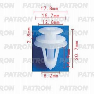 КРЕПЛЕНИЕ ОБШИВКИ TOYOTA P370993 PATRON