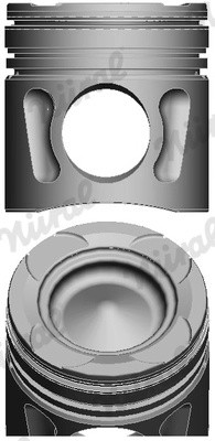 Поршнекомплект MAN D2066LF22 Euro 5 d120.0 STD 8742860000 NURAL