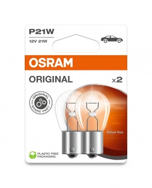 Лампа 12V P21W BA15s блистер (2шт.) OSRAM 75062BL OSRAM