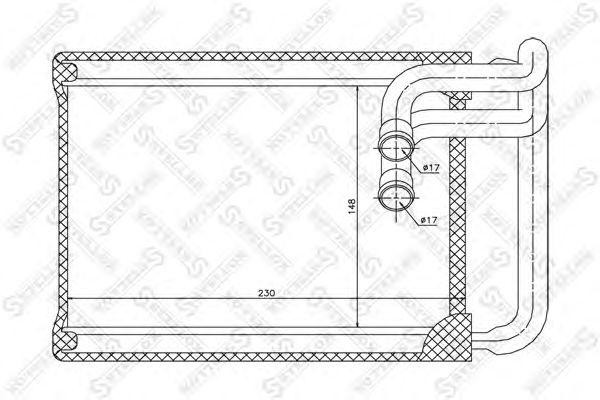 радиатор печки!\ Hyundai Sonata 2.0/2.4/3.3 04> 10-35130-SX STELLOX