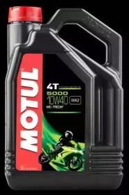 Масло моторное для 4-х тактных двигателей MOTUL 5000 4T 10W40 п/синт.4л 104056 MOTUL