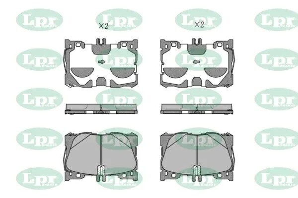 Колодки передние MERCEDES W205/W213/GLC (X253/C253) 15- 05P2122 05P2122 LPR