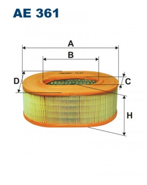 Фильтр воздушный FILTRON AE361 FILTRON