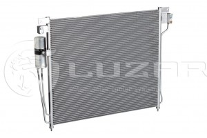 Радиатор кондиционера для а/м Nissan Pathfinder/Navara (05-) 2.5DTi LRAC14EB LRAC14EB LUZAR