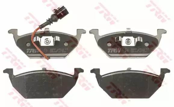 Колодки передние SKODA OCTAVIA (1Z_), VW GOLF IV-VI GDB1658 GDB1658 TRW