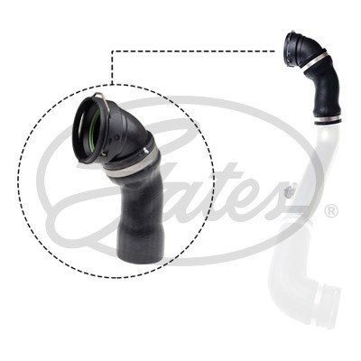 Патрубок турбины 090710 GATES