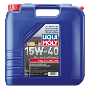 2572 LiquiMoly Мин. мот.масло MoS2 Leichtlauf 15W-40 (20л) 2572 LIQUI MOLY