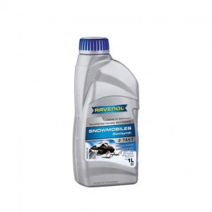 Масло моторное для 2-х тактных двигателей снегоходов RAVENOL п/синт.1л 1152310-001 RAVENOL