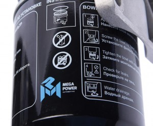 Фильтр топливный КАМАЗ,УРАЛ грубой очистки PreLine 270 с подогревом (стакана) в  110-15-003 MEGA POWER