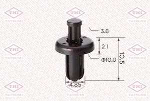 Клипса автомобильная [упаковка 10 штук] SUBARU TJB1225 TJB1225 TATSUMI
