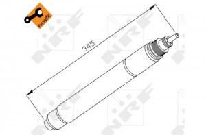 Осушитель кондиционера PEUGEOT 307 2.0D 01- 33194 33194 NRF