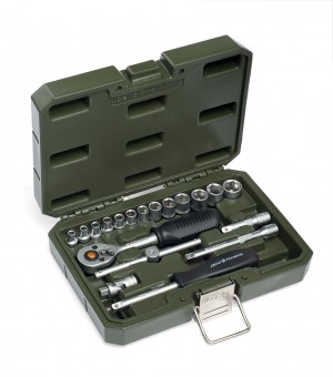 Набор инструмента  19пр 1/4" 6-гр (4-14мм) /ДЕЛО ТЕХНИКИ/ 600719 DELO TEHNICI