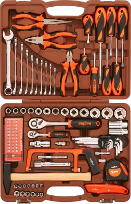 набор инструментов! 101пр. универсальный 1/4'', 1/2''\ OMT101S OMBRA