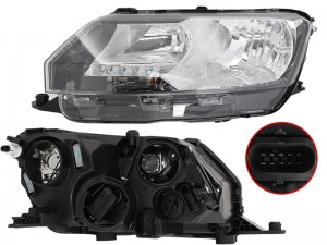 Фара SKODA RAPID 17-20 LH ДХО ST6651130L SAT