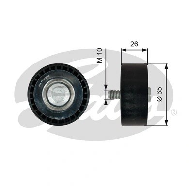 ролик обводной!\ Chevrolet Lacetti/Nubira 2.0D 06>, Opel Antara 2.0CDi 06> T36760 GATES