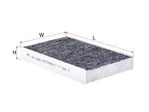 Фильтр воздушный салона RENAULT Fluence (10-) NISSAN Juke (11-) угольный SAKURA CAC18200 SAKURA