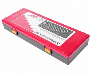 Набор ключей накидных 6-24мм 75град. 8 предметов в кейсе JTC JTC-K6081 JTC TOOLS