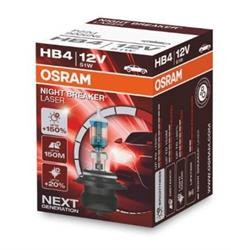 Лампа 12V HB4 51W P22d +150% 3950K Night Breaker Laser OSRAM 9006NL OSRAM