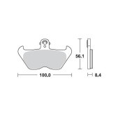 Колодки дисковые MCB680SV MCB680SV TRW LUCAS