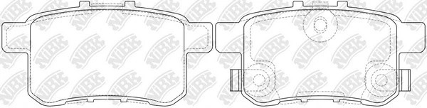 Колодки тормозные Performance PN8864S PN8864S NIBK