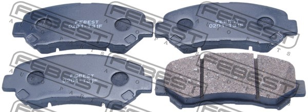 Колодки тормозные дисковые 0201-T31F 0201-T31F FEBEST