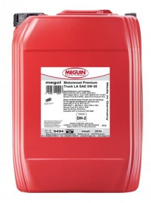 9494 Meguin П/с. мот.масло Megol Motorenoel Premuim Truck LA 5W-30 CK-4/SN E6/E7 9494 MEGUIN