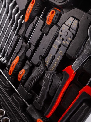 Набор инструментов (99 предметов) "AV Steel" (1/2", 1/4") профессиональный AV011099 AV STEEL