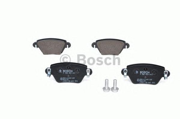 Колодки тормозные FORD Mondeo 3 (00-07) JAGUAR X-Type (03-) RENAULT Kangoo задни 0 986 424 671 BOSCH