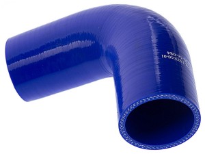 Патрубок НЕФАЗ радиатора нижний (L=115х115мм,d=48) силикон MEGAPOWER 13016084 MEGA POWER