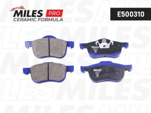Колодки тормозные передние (Смесь CERAMIC серия PRO) VOLVO S60/S70/S80/V70/XC70  E500310 MILES