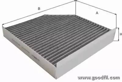 Фильтр салона AG359CFC AG 359 CFC GOODWILL