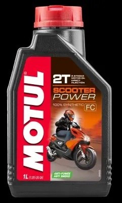 Масло моторное для 2-х тактных двигателей MOTUL SCOOTER POWER 2T синт.1л 105881 MOTUL
