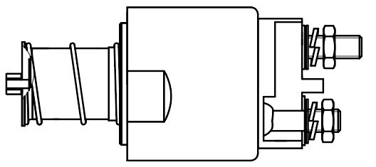 Реле втягивающее стартера для а/м Mercedes-Benz M W166 (11-)/E W212 (09-) 3.0i/3 VSR1518 START VOLT
