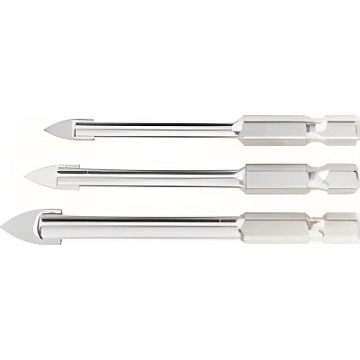 Набор сверл по стеклу и керамике 5.0-8.0мм (3шт.) MATRIX 72825 MATRIX