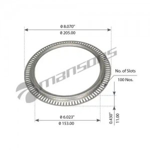 Кольцо ABS [D=205 d=153 h=11] 700342 MANSONS