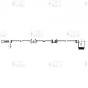 Датчик ABS для а/м Mercedes-Benz C W203 (00-)/CLK C209 (02-) задн. лев. (VS-ABS  VSABS1507 START VOLT