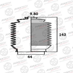 Пыльник рулевой системы Avantech BS0104 AVANTECH