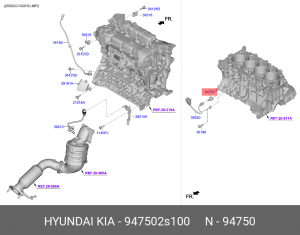 947502S100 ДАТЧИКИ ДАВЛЕНИЯ (ДАТЧИКИ АВАРИЙНОГО СОСТОЯНИЯ), ПРЕДНАЗНАЧЕНЫ ДЛЯ СИ 947502S100 HYUNDAI