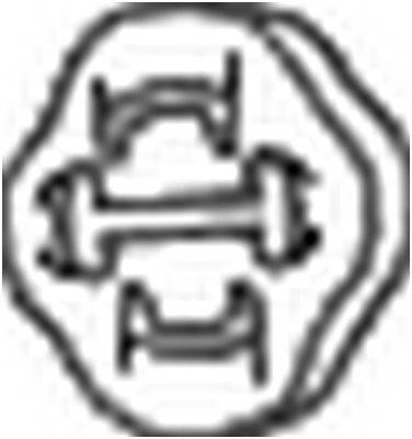 Кронштейн VW Golf (79-92) глушителя BOSAL 255-853 BOSAL