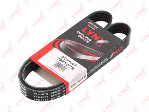 Ремень поликлиновой 7PK1078 LYNXAUTO