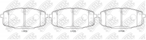Колодки передние Hyundai i30/KIA Ceed PN0373 PN0373 NIBK