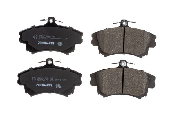 колодки дисковые передние! Mitsubishi Carisma, Volvo S40/V40 1.6-2.0/1.9TD 96> Z07406 ZENTPARTS