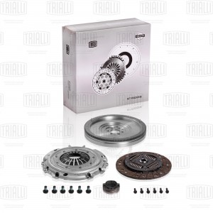 Сцепление в сборе VW Caddy (04-) 1.9 TDi (с одномасс. маховиком; с муфтой) (FR 1 FR 1813 TRIALLI