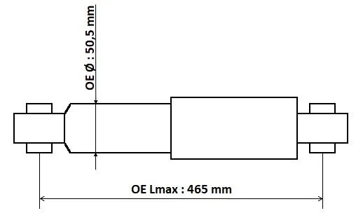 Амортизатор подвески Excel-G Citroen Jumper III [2006-...], Relay [2006-...] / F 345700 KAYABA
