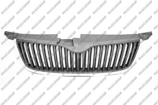 решетка радиатора! черная с хромированной рамкой\ Skoda Yeti 1.2TSi/1.8TSi/2.0TD SK7102000 PRASCO GROUP