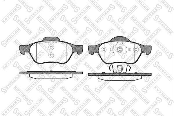 962 00=FDB1440 !колодки дисковые п.\ Renault Laguna 1.6i/1.8i/1.9DCi 01> диск 15 973-000-SX STELLOX