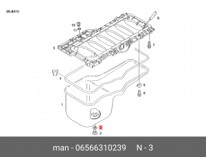 кольцо уплотнительное! \MAN 06566310239 MAN