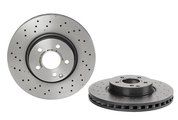 Диск тормозной перфорированный 09.A621.31 09.A621.31 BREMBO