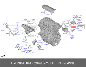 ПРОКЛАДКА 284932M800 284932M800 HYUNDAI KIA